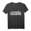 Hamburg Skyline Stadt T-Shirt – Geschenk für Hamburger, Freunde und Familie zum Geburtstag oder Weihnachten