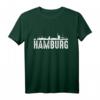 Hamburg Skyline Stadt T-Shirt – Geschenk für Hamburger, Freunde und Familie zum Geburtstag oder Weihnachten