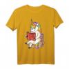 Glaube An Dich Selbst Einhorn T-Shirt für Buchliebhaber – Magie, Glitzer & Bücherwurm Motiv, perfektes Geschenk für Leser aller Altersgruppen