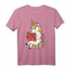 Glaube An Dich Selbst Einhorn T-Shirt für Buchliebhaber – Magie, Glitzer & Bücherwurm Motiv, perfektes Geschenk für Leser aller Altersgruppen