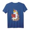 Glaube An Dich Selbst Einhorn T-Shirt für Buchliebhaber – Magie, Glitzer & Bücherwurm Motiv, perfektes Geschenk für Leser aller Altersgruppen