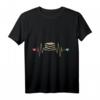 Bücherwurm Leseratte Geschenk Herzschlag Lesen T-Shirt - Perfekt für Buchliebhaber, Bibliothekare & Leseratten zu Weihnachten, Geburtstag & Vatertag