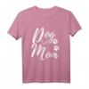 Dog Mom - Dog Mum Hunde Mutter T-Shirt für Hundeliebhaber, Hundebesitzer & Hundemütter – Perfektes Geschenk für Hundeliebhaberinnen