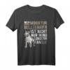 Nicht Nur Hund Familie Hunde Mama Miniatur Bullterrier T-Shirt – Für Hundehalter & Bullterrier Fans