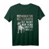 Nicht Nur Hund Familie Hunde Mama Miniatur Bullterrier T-Shirt – Für Hundehalter & Bullterrier Fans