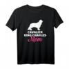 Cavalier King Charles Mama T-Shirt – Für Hundeliebhaber & Hundemütter, Klassisch geschnitten, Perfektes Geschenk für Hunde-Fans