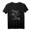 HapDog T-Shirt für Mütter – Lustiges Mama ist der Chef Design für Muttertag, Geburtstag & starke Frauen