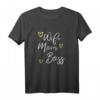HapDog T-Shirt für Mütter – Lustiges Mama ist der Chef Design für Muttertag, Geburtstag & starke Frauen