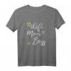 HapDog T-Shirt für Mütter – Lustiges Mama ist der Chef Design für Muttertag, Geburtstag & starke Frauen