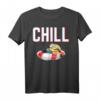 HapDog Minions T-Shirt Red White And Blue Chill Minion In Floatie - Lustiges Lizenziertes Geschenk