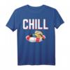 HapDog Minions T-Shirt Red White And Blue Chill Minion In Floatie - Lustiges Lizenziertes Geschenk