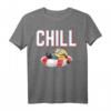 HapDog Minions T-Shirt Red White And Blue Chill Minion In Floatie - Lustiges Lizenziertes Geschenk