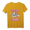 Damen Chinchilla Mom Mama Muttertag T-Shirt – Lustiges Chinchilla Geschenk für Tierliebhaberinnen
