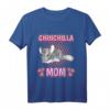 Damen Chinchilla Mom Mama Muttertag T-Shirt – Lustiges Chinchilla Geschenk für Tierliebhaberinnen