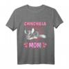 Damen Chinchilla Mom Mama Muttertag T-Shirt – Lustiges Chinchilla Geschenk für Tierliebhaberinnen