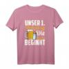 Unser erster Vatertag Partneroutfit Papa und Sohn Tochter T-Shirt - Lustiges Männertag Outfit für Vater und Kind, perfekt für Vatertag & Christi Himmelfahrt