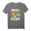 Unser erster Vatertag Partneroutfit Papa und Sohn Tochter T-Shirt - Lustiges Männertag Outfit für Vater und Kind, perfekt für Vatertag & Christi Himmelfahrt