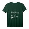 Damen Cute Matching Wine Club Gifts for Women Partners in Wine T-Shirt mit V-Ausschnitt – Lustige Weingeschenke für Frauen, Mütter & Paare