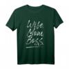 Wife Mom Boss Mama Muttertag Spruch Damen T-Shirt - Lustiges Geschenk für Mütter zum Geburtstag & Muttertag