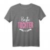 Beste Tochter der Welt - Süßes Vintage T-Shirt als Geschenk zum Geburtstag, Weihnachten oder für werdende Töchter
