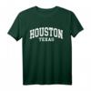 Stolzer Texaner Houston Texas T-Shirt - Amerikaner US College Schrift, ideales Geschenk für Familienmitglieder und Texas-Liebhaber