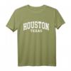 Stolzer Texaner Houston Texas T-Shirt - Amerikaner US College Schrift, ideales Geschenk für Familienmitglieder und Texas-Liebhaber