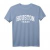 Stolzer Texaner Houston Texas T-Shirt - Amerikaner US College Schrift, ideales Geschenk für Familienmitglieder und Texas-Liebhaber