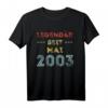 Legendär seit Mai 2003 - Lustiges 18. Geburtstag T-Shirt für Mann & Frau, Geburtstagsgeschenk für Jahrgang 2003