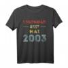 Legendär seit Mai 2003 - Lustiges 18. Geburtstag T-Shirt für Mann & Frau, Geburtstagsgeschenk für Jahrgang 2003