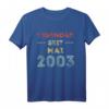 Legendär seit Mai 2003 - Lustiges 18. Geburtstag T-Shirt für Mann & Frau, Geburtstagsgeschenk für Jahrgang 2003