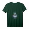 Buntes Anker T-Shirt mit Farbspritzern - Symbol Hoffnung, Glaube & Liebe für Seefahrer, Wassersportfans & Meeresliebhaber