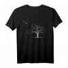 Lustiges Natur T-Shirt mit Baum und Vogel Grafik – Umweltfreundliches Geschenk für Naturliebhaber, Weihnachten & Geburtstag