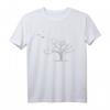 Lustiges Natur T-Shirt mit Baum und Vogel Grafik – Umweltfreundliches Geschenk für Naturliebhaber, Weihnachten & Geburtstag