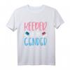 Keeper Of The Gender Babyschuhe T-Shirt - Perfekt für Babyparty, Geschlechtsenthüllung & Schwangerschaftsgeschenke für zukünftige Mütter und Väter