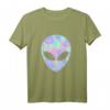 Alien Kopf Hemd - Lustiges Halloween Kostüm T-Shirt für Damen, Herren & Kinder als Partyoutfit & Geschenk