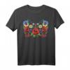 Ukrainisches Blumen T-Shirt mit Mohn & Viburnum im Vyshyvanka-Stil – Perfektes Geschenk für Geburtstage & Unabhängigkeitstag