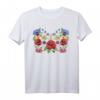 Ukrainisches Blumen T-Shirt mit Mohn & Viburnum im Vyshyvanka-Stil – Perfektes Geschenk für Geburtstage & Unabhängigkeitstag