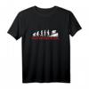 Dachdecker Evolution Dach Dachdecken Dachdeckerei T-Shirt – Lustiges Geschenk für Dachdecker, Profis & Fans zu Geburtstagen, Weihnachten & Vatertag