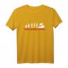 Dachdecker Evolution Dach Dachdecken Dachdeckerei T-Shirt – Lustiges Geschenk für Dachdecker, Profis & Fans zu Geburtstagen, Weihnachten & Vatertag