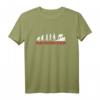 Dachdecker Evolution Dach Dachdecken Dachdeckerei T-Shirt – Lustiges Geschenk für Dachdecker, Profis & Fans zu Geburtstagen, Weihnachten & Vatertag