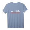 Dachdecker Evolution Dach Dachdecken Dachdeckerei T-Shirt – Lustiges Geschenk für Dachdecker, Profis & Fans zu Geburtstagen, Weihnachten & Vatertag