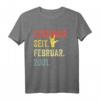 20. Geburtstag T-Shirt für Mann & Frau - Legendär seit Februar 2001 Geschenk zum 20. Geburtstag, Party & Jubiläum