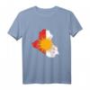 Cooles Jesiden Yezidi T-Shirt mit Flagge - Perfektes Geschenk für Kurden, Jesiden & Freunde aus Nordirak, Syrien & Türkei