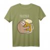 Faultier Bier- und Faulenzershirt - Lustiges Bierkrug Motiv für Bierliebhaber, Familien & Freunde als Geschenk zu Weihnachten, Geburtstag, Vatertag oder Muttertag