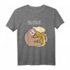 Faultier Bier- und Faulenzershirt - Lustiges Bierkrug Motiv für Bierliebhaber, Familien & Freunde als Geschenk zu Weihnachten, Geburtstag, Vatertag oder Muttertag
