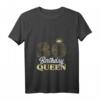 Damen Geschenk zum 30. Geburtstag 1993 - Süßes Birthday Queen Krone T-Shirt mit V-Ausschnitt für Frauen, Mama, Oma & Freundinnen