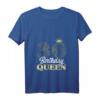 Damen Geschenk zum 30. Geburtstag 1993 - Süßes Birthday Queen Krone T-Shirt mit V-Ausschnitt für Frauen, Mama, Oma & Freundinnen