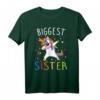 Größte Schwester T-Shirt - Family Tribe Unicorn Design für Töchter, Nichten & Verwandte, Perfekt für Familienfotos & Anlässe