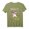 Größte Schwester T-Shirt - Family Tribe Unicorn Design für Töchter, Nichten & Verwandte, Perfekt für Familienfotos & Anlässe