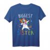 Größte Schwester T-Shirt - Family Tribe Unicorn Design für Töchter, Nichten & Verwandte, Perfekt für Familienfotos & Anlässe